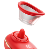 Amovibe Vortex Sucking & Licking Clitoral Stimulator Red Clit Ticklers and Pulsators